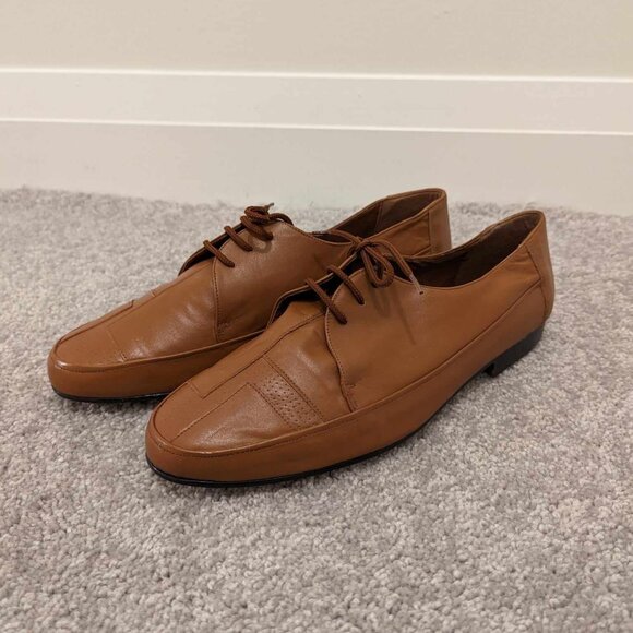 Brand New Leather Hush Puppies Patterned Dress Shoes - Picture 2 of 6